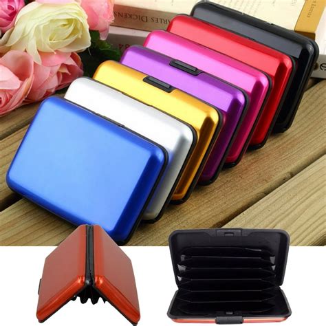 metal card holder wallet with rfid|card holder wallet rfid blocking.